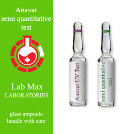 Anavar and Winstrol semi quantitative test